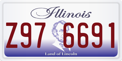 IL license plate Z976691