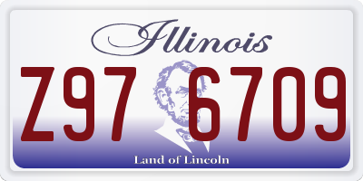 IL license plate Z976709