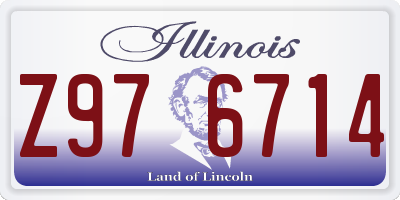 IL license plate Z976714