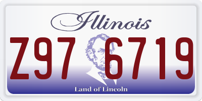 IL license plate Z976719