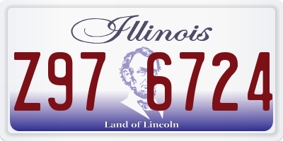 IL license plate Z976724