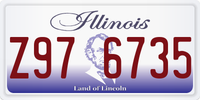 IL license plate Z976735