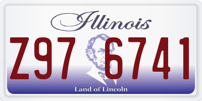 IL license plate Z976741