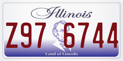 IL license plate Z976744