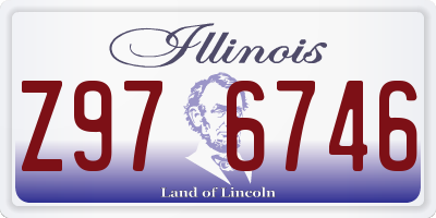 IL license plate Z976746