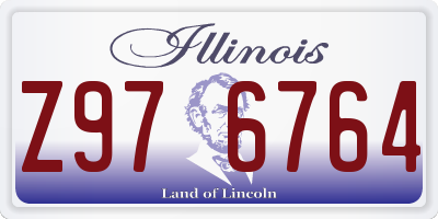 IL license plate Z976764