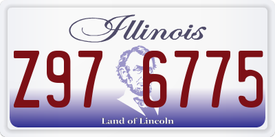 IL license plate Z976775