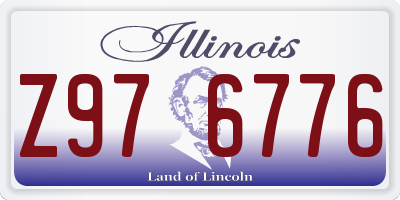 IL license plate Z976776