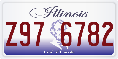 IL license plate Z976782