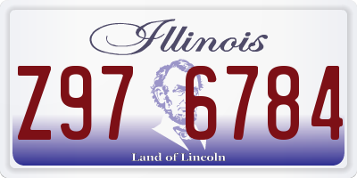 IL license plate Z976784