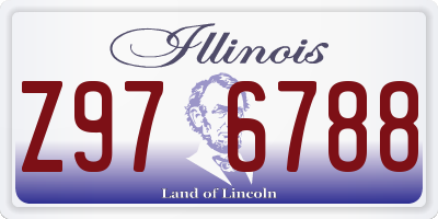IL license plate Z976788