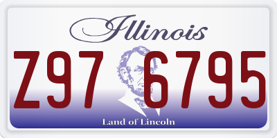 IL license plate Z976795