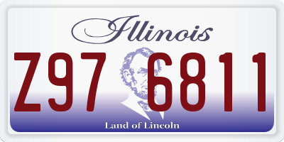IL license plate Z976811
