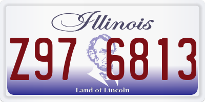 IL license plate Z976813