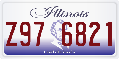 IL license plate Z976821