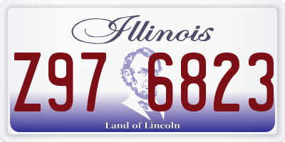 IL license plate Z976823