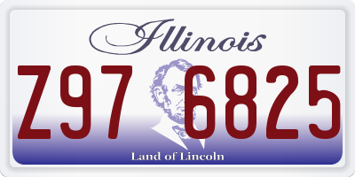 IL license plate Z976825