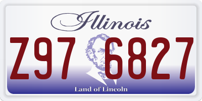 IL license plate Z976827