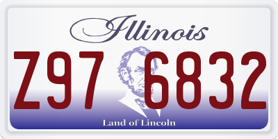 IL license plate Z976832