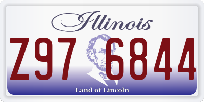 IL license plate Z976844