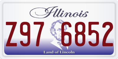IL license plate Z976852