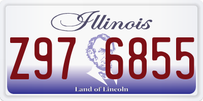 IL license plate Z976855