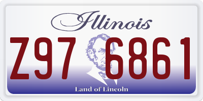IL license plate Z976861