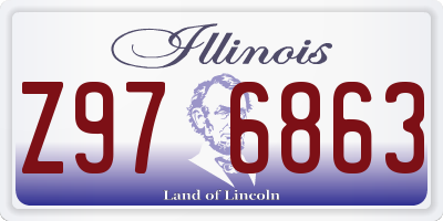 IL license plate Z976863
