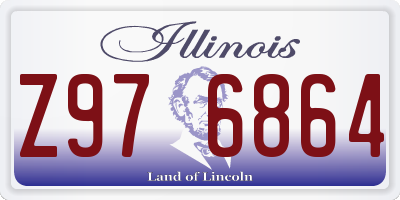 IL license plate Z976864