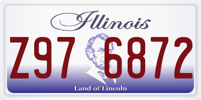 IL license plate Z976872