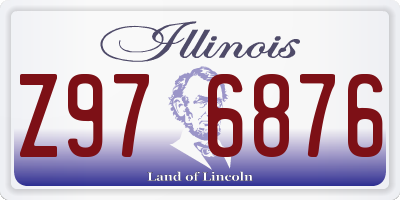 IL license plate Z976876