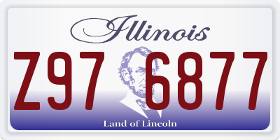 IL license plate Z976877