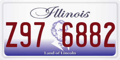 IL license plate Z976882