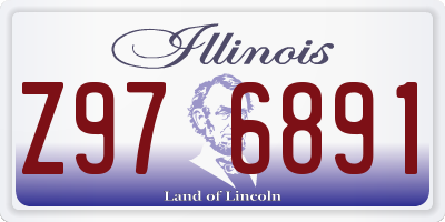 IL license plate Z976891