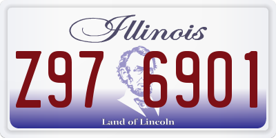 IL license plate Z976901