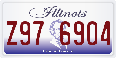 IL license plate Z976904