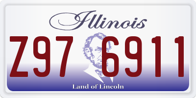 IL license plate Z976911
