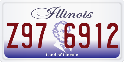 IL license plate Z976912
