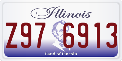 IL license plate Z976913
