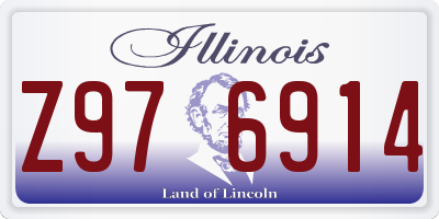 IL license plate Z976914