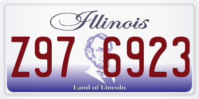 IL license plate Z976923