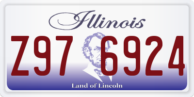 IL license plate Z976924