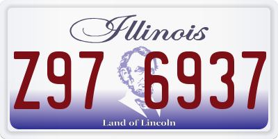 IL license plate Z976937