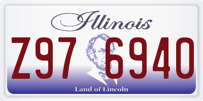 IL license plate Z976940