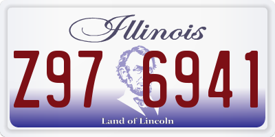 IL license plate Z976941