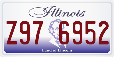 IL license plate Z976952