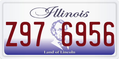 IL license plate Z976956
