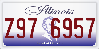 IL license plate Z976957