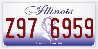 IL license plate Z976959
