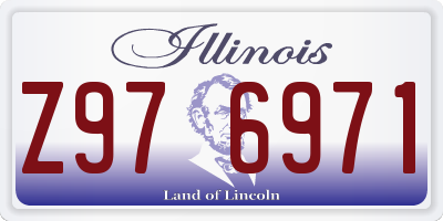 IL license plate Z976971